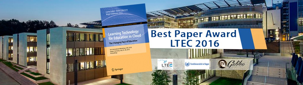 Imagen: Investigación sobre educación virtual obtiene premio "Best Paper Award LTEC"