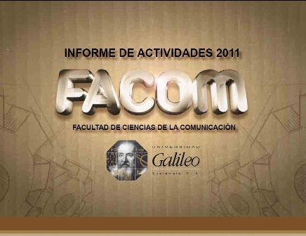 Informe de actividades FACOM 2011-