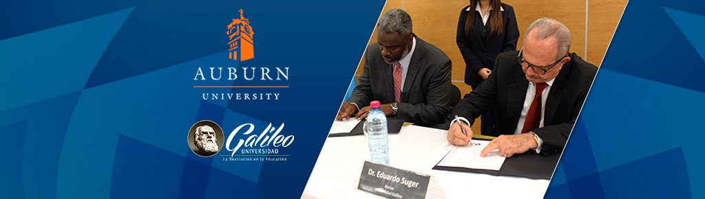 Imagen: Universidad Galileo firma convenio con Auburn University