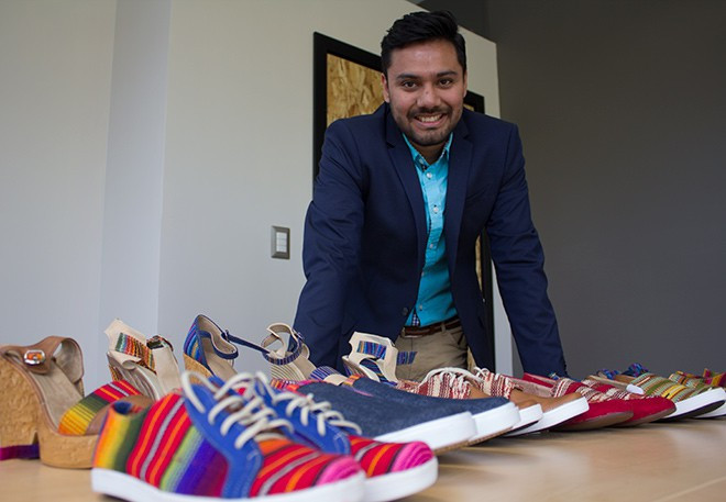 Imagen: Tienda de zapatos Milián de proyecto de clase al mercado guatemalteco