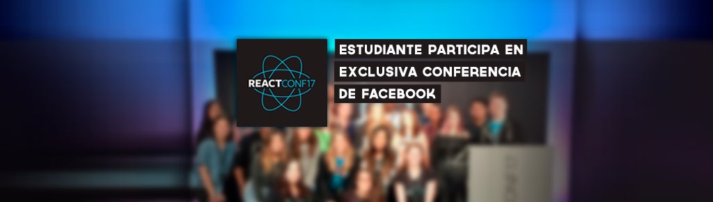 Imagen: Estudiante participa en React Conf exclusiva conferencia de Facebook