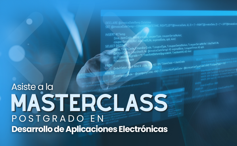 Masterclass Aplicaciones Electrónicas.