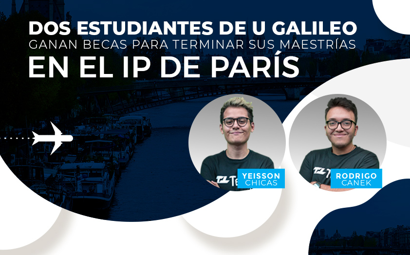 Dos estudiantes ganan becas para terminar su maestría en París, Francia