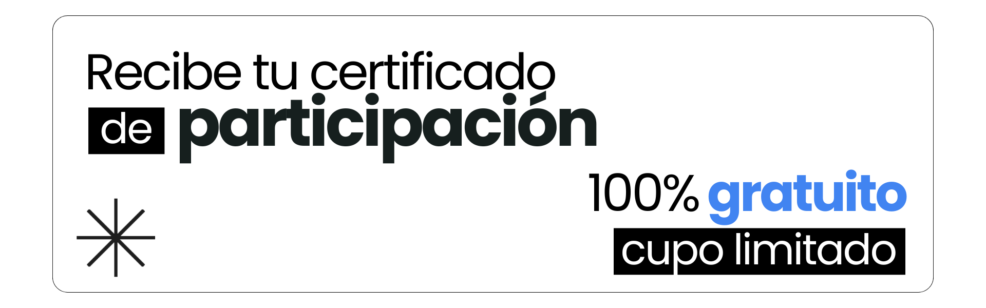 Recibe tu certificado