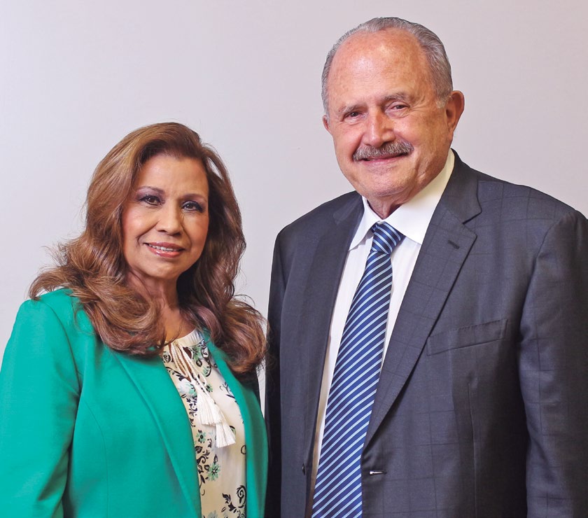 Eduardo Suger y Mayra Roldán