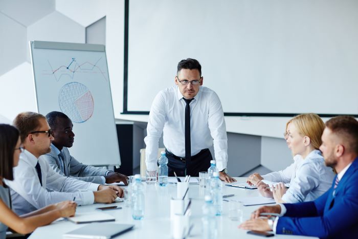 Liderazgo en una reunión