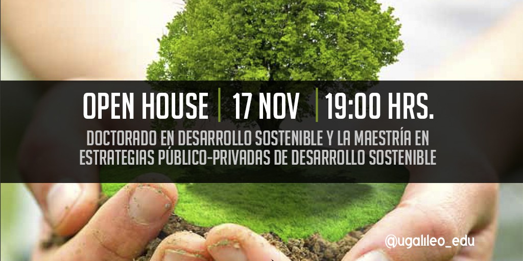 Imagen: Open House del Doctorado en Desarrollo Sostenible 