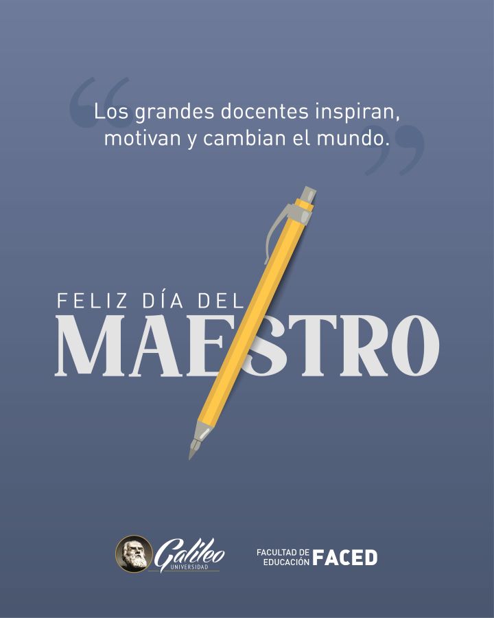 Feliz Día del Maestro | Universidad Galileo